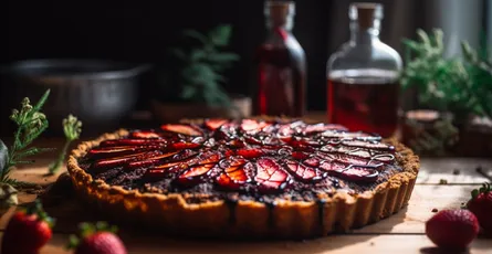 Balsamic Strawberry Tart Recipe