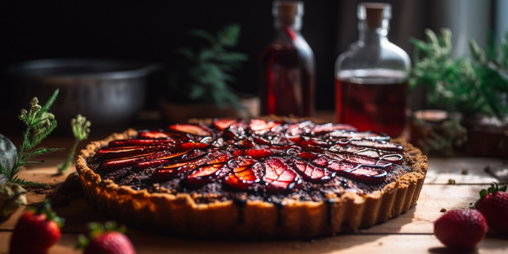 Balsamic Strawberry Tart Recipe