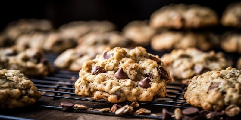 Banana Chocolate Chip Cookies