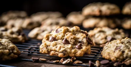 Banana Chocolate Chip Cookies