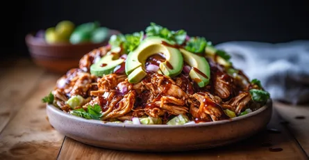 BBQ Chicken and Avocado Salad