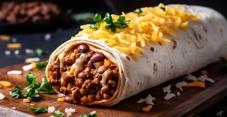 Beef and Bean Burritos