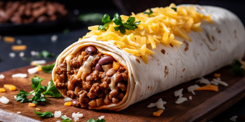 Beef and Bean Burritos