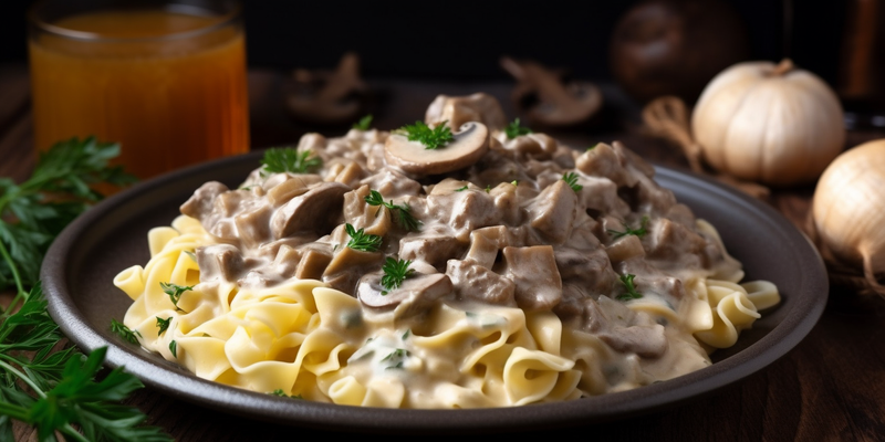 Easy Beef Stroganoff Recipe