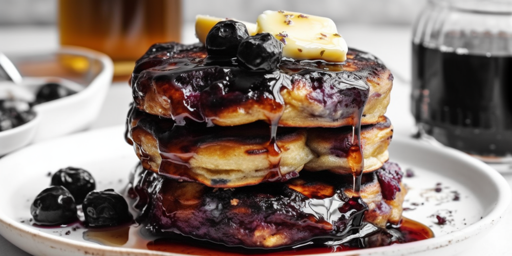 Fluffy Blueberry Pancakes Recipe