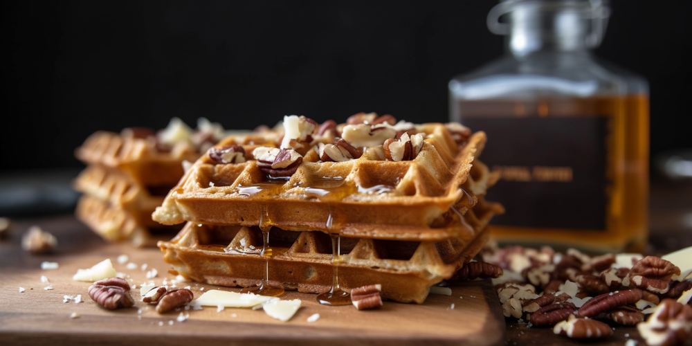 Bourbon Pecan Waffles