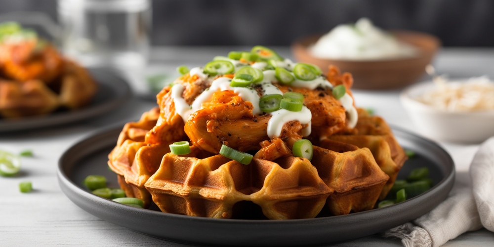 Buffalo Chicken Waffles: A Spicy Twist on a Classic Brunch Dish