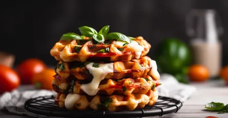 Caprese Waffles