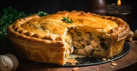 Chicken and Mushroom Pie