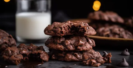 Decadent Chocolate Fudge Cookies Recipe