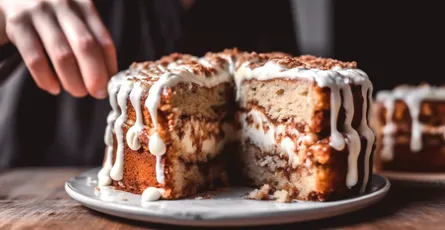 Cinnamon Roll Cake