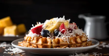 Coconut Waffles: A Tropical Twist on a Breakfast Classic