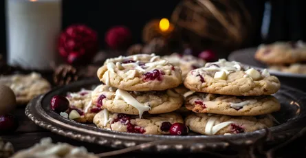 Cranberry White Chocolate Cookies