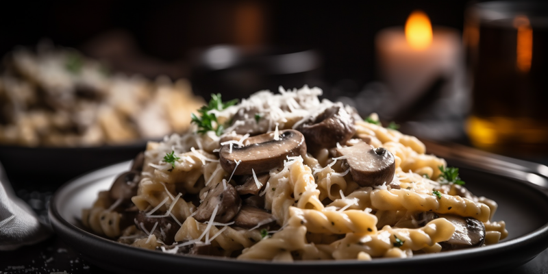 Creamy Mushroom Pasta Recipe