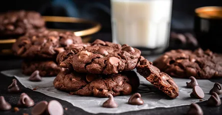 Double Chocolate Cookies Recipe