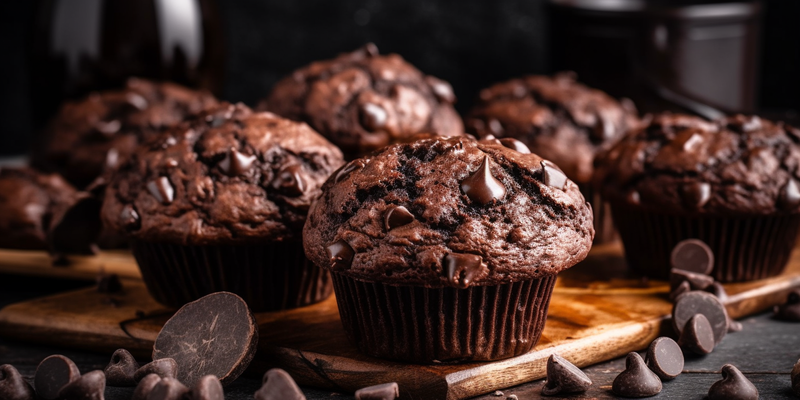 Double Chocolate Muffins