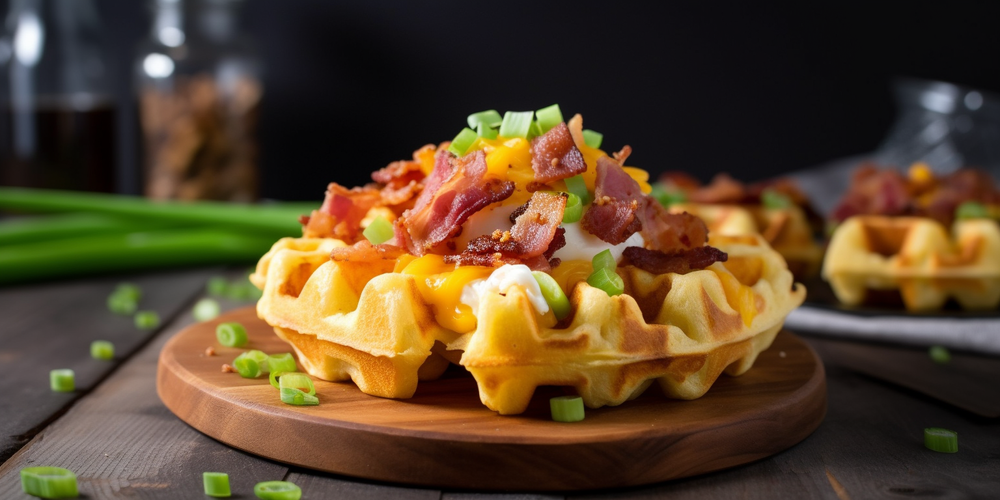 Egg and Cheese Waffles