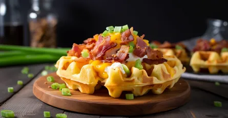 Egg and Cheese Waffles