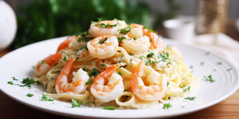 Garlic Shrimp Pasta