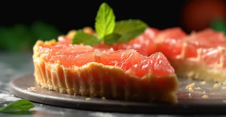 Grapefruit Tart: A Refreshing and Citrusy Dessert