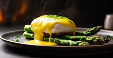 Grilled Asparagus with Hollandaise Sauce