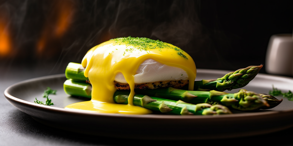 Grilled Asparagus with Hollandaise Sauce