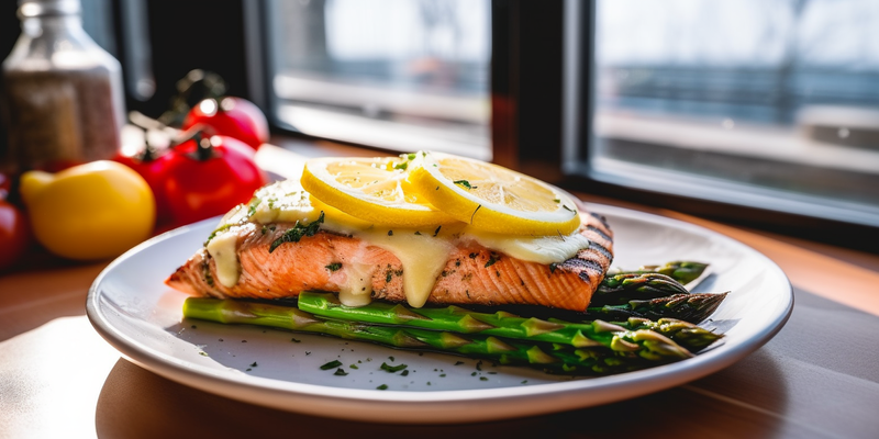 Grilled Salmon with Lemon Butter