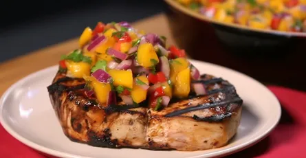 Grilled Swordfish with Mango Salsa