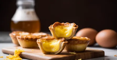 Hong Kong-style Egg Tarts: A Classic Cantonese Dessert