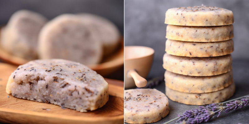 Lavender Shortbread Cookies