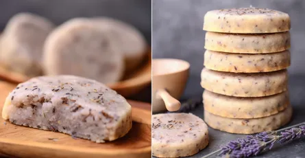 Lavender Shortbread Cookies