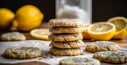 Lemon Poppy Seed Cookies - Bright and Zesty Treats