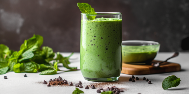 Mint Chocolate Chip Smoothie