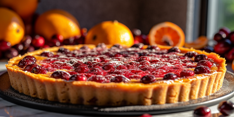 Orange Cranberry Tart Recipe