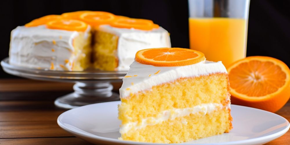 Orange Creamsicle Cake