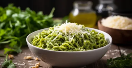 Pasta with Arugula Pesto