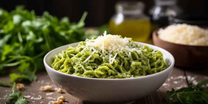 Pasta with Arugula Pesto