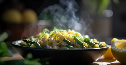 Pasta with Asparagus and Lemon