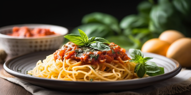 Pasta with Marinara Sauce