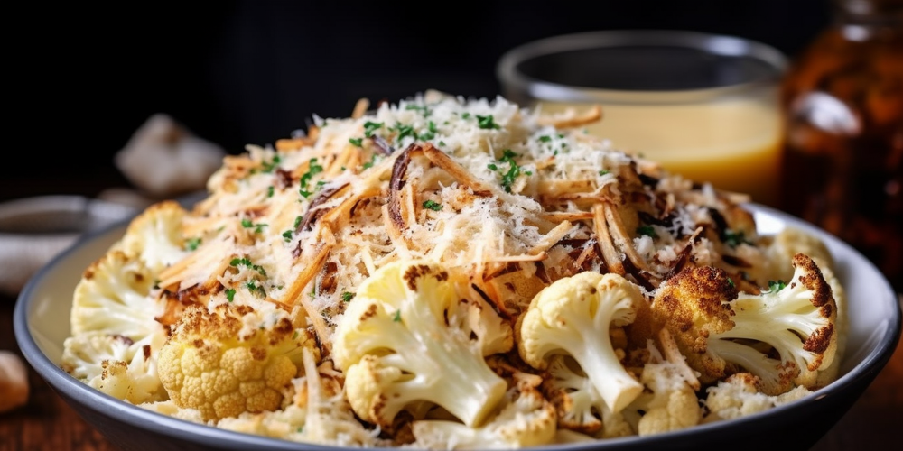 Pasta with Roasted Cauliflower and Garlic