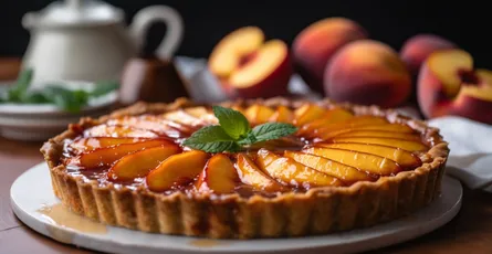 Easy Peach Tart Recipe