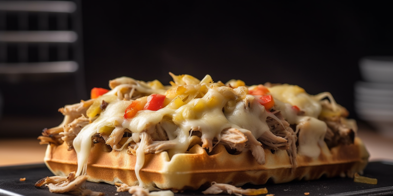 Philly Cheesesteak Waffles