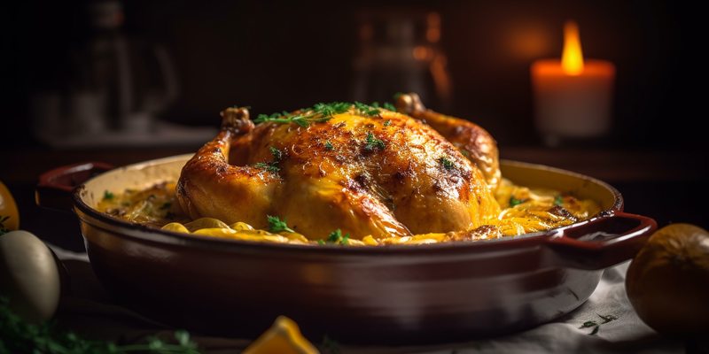 Poulet à la Moutarde - A Classic French Chicken Dish