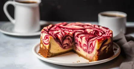 Raspberry Swirl Cheesecake Recipe