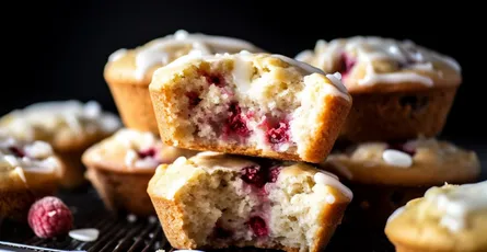 Raspberry White Chocolate Muffins