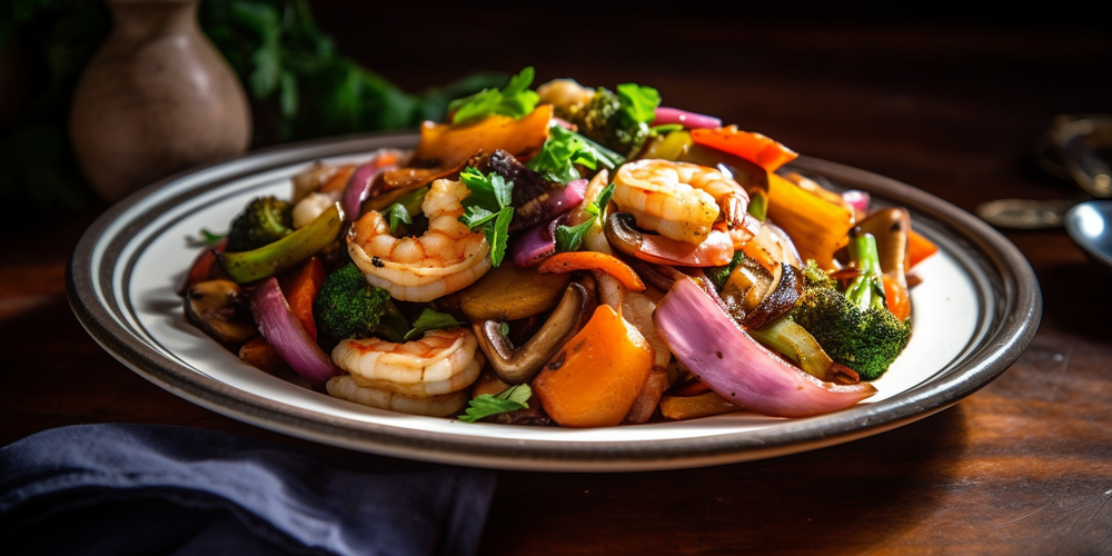 Shrimp and Vegetable Stir Fry