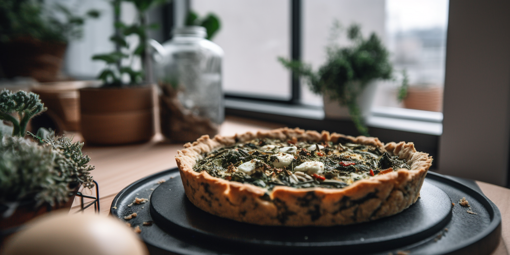 Spinach and Feta Quiche