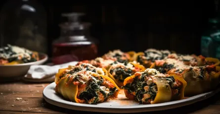 Spinach and Ricotta Stuffed Shells Recipe