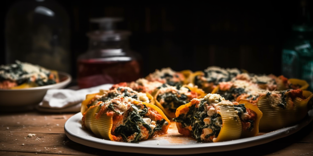 Spinach and Ricotta Stuffed Shells Recipe