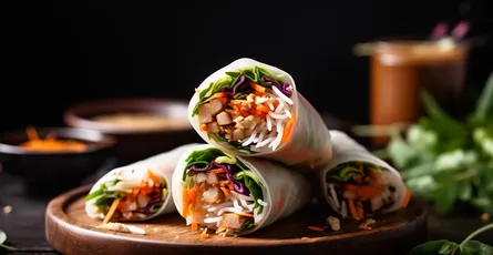 Fresh and Crunchy Spring Rolls Recipe